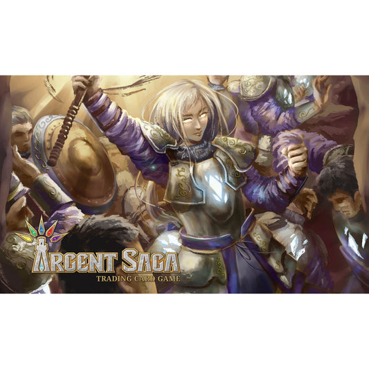 Image for Argent Saga TCG Rubber Event Playmat - Vi, Giver of Light (Daily Exclusive: Gen Con 2019) - Playmats