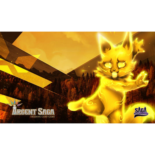 Image for Argent Saga TCG Rubber Event Playmat - Saga Regional Entry September 2019 - Playmats