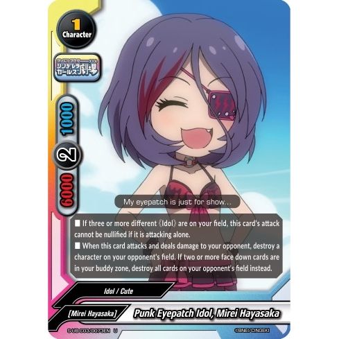 Image for Punk Eyepatch Idol., Mirei Hayasaka (S-UB-C03/0073EN) (S-UB-C03) - Future Card BuddyFight