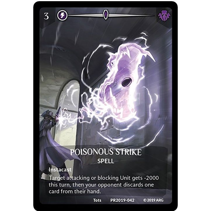 Image for Poisonous Strike (Full Art) (PR2019-042) (PR) - Argent Saga TCG