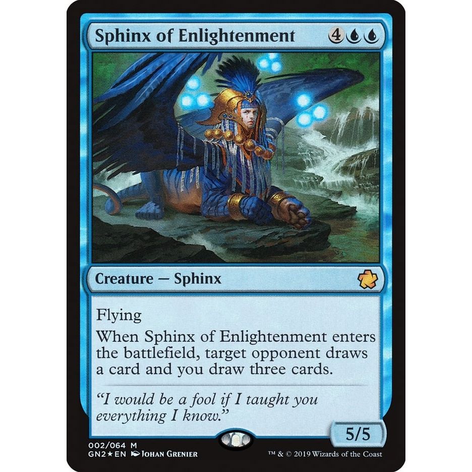 Image for Sphinx of Enlightenment (2) (GN2) - Magic: The Gathering