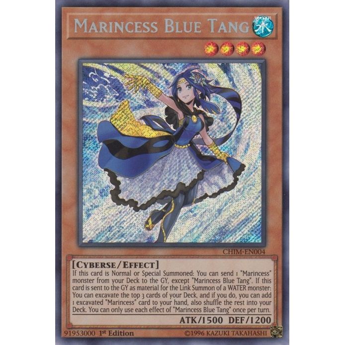 Image for Marincess Blue Tang (CHIM-EN004) (CHIM) - YuGiOh