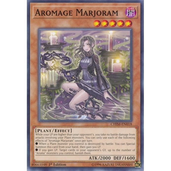 Image for Aromage Marjoram (CHIM-EN018) (CHIM) - YuGiOh