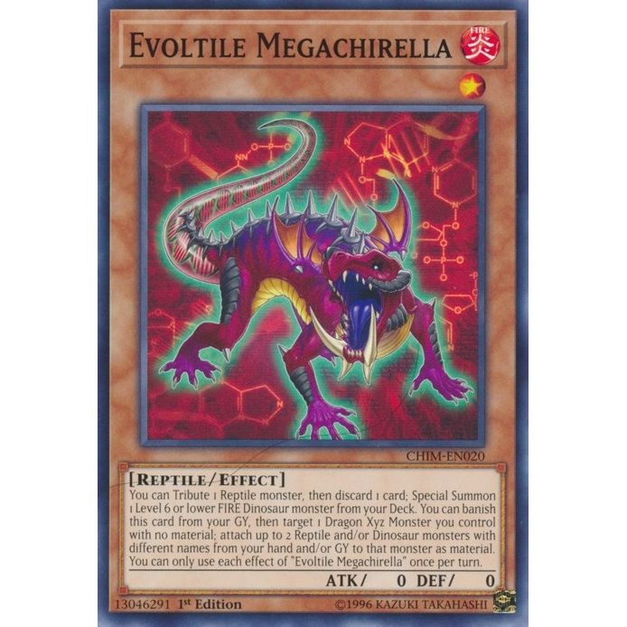 Image for Evoltile Megachirella (CHIM-EN020) (CHIM) - YuGiOh