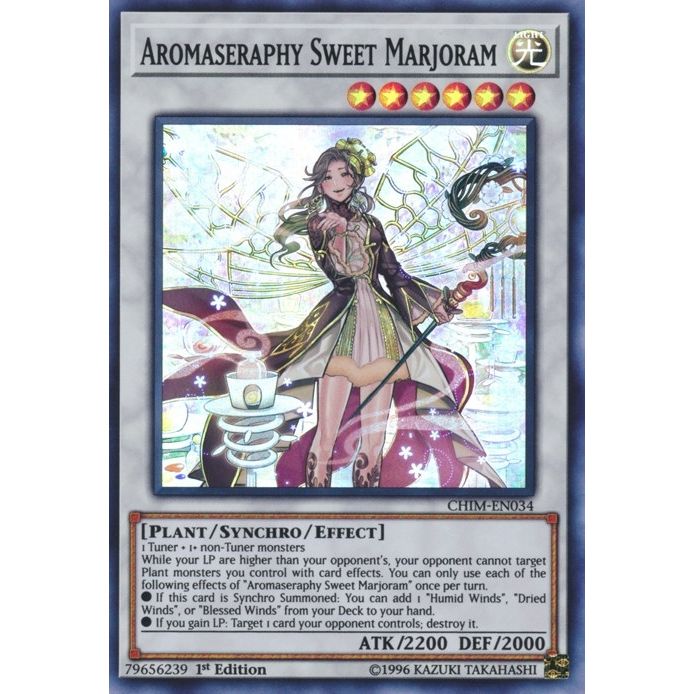 Image for Aromaseraphy Sweet Marjoram (CHIM-EN034) (CHIM) - YuGiOh
