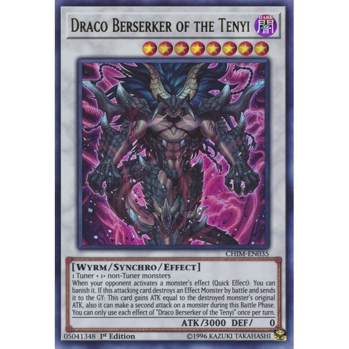 Image for Draco Berserker of the Tenyi (CHIM-EN035) (CHIM) - YuGiOh