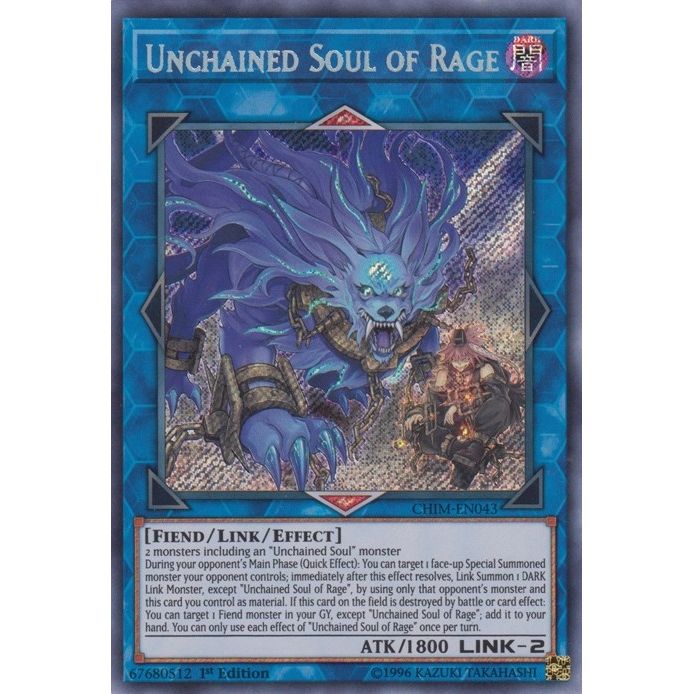Image for Unchained Soul of Rage (CHIM-EN043) (CHIM) - YuGiOh