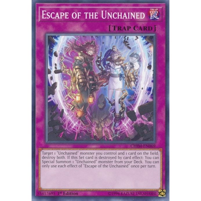 Image for Escape of the Unchained (CHIM-EN069) (CHIM) - YuGiOh