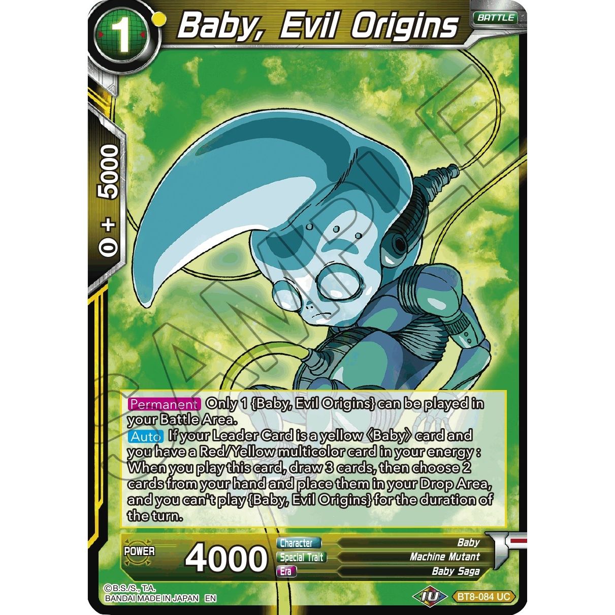 Image for Baby, Evil Origins (BT8-084) (DBS-B08) - Dragon Ball Super: Masters
