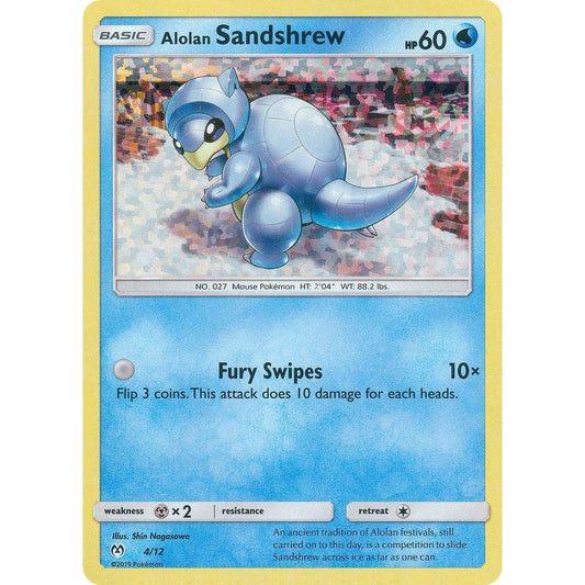 Image for Alolan Sandshrew (004/012) (MCD19) - Pokemon