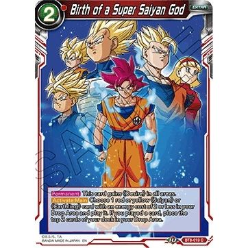 Image for Birth of a Super Saiyan God (BT8-019) (DBS-B08) - Dragon Ball Super: Masters