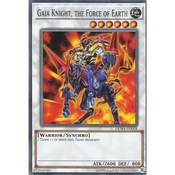 Image for Gaia Knight, the Force of Earth (DEM4-EN008) (DEM4) - YuGiOh