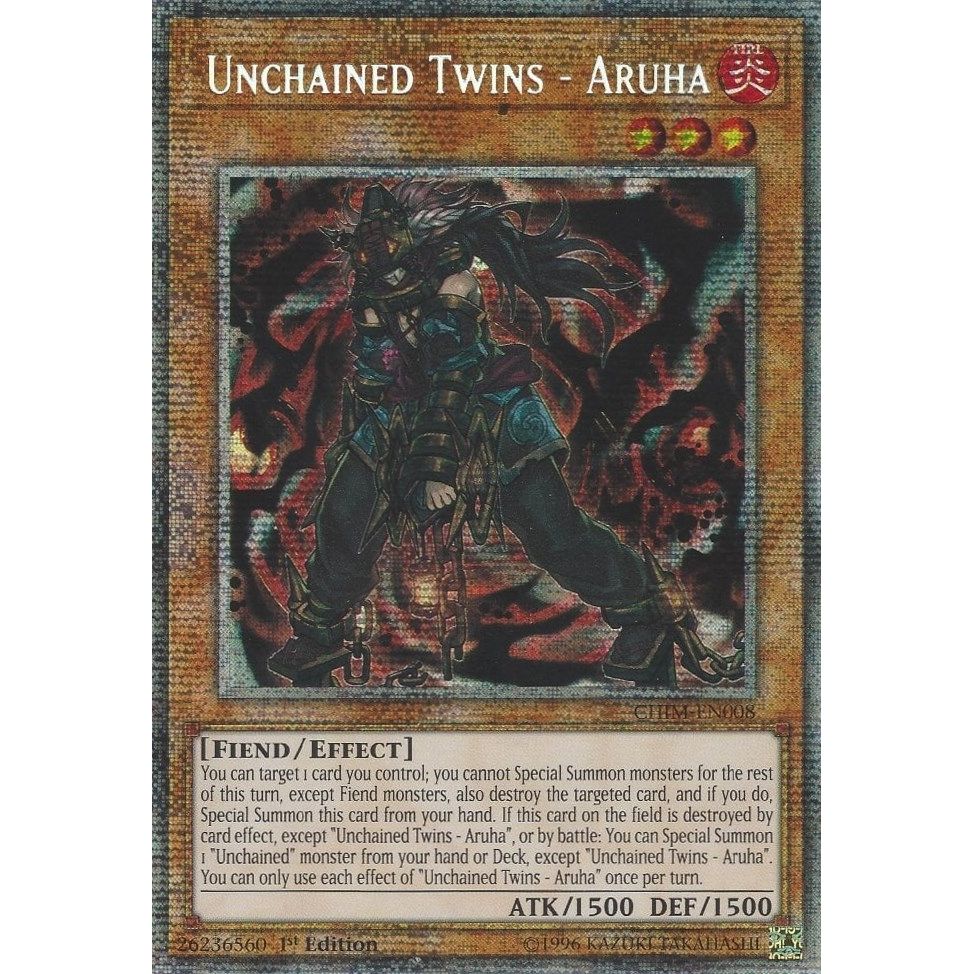 Image for Unchained Twins - Aruha (Starlight Rare) (CHIM-EN008) (CHIM) - YuGiOh