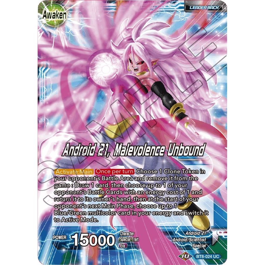 Image for Android 21 // Android 21, Malevolence Unbound (BT8-024) (DBS-B08) - Dragon Ball Super: Masters