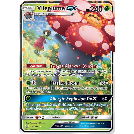 Image for Vileplume GX (4/236) (SM12) - Pokemon