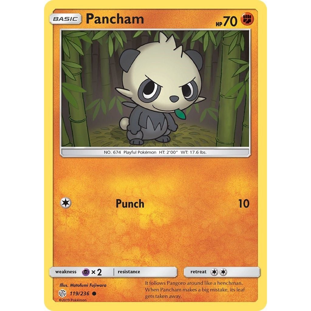 Image for Pancham (119/236) (SM12) - Pokemon
