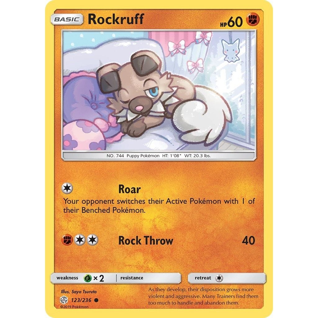 Image for Rockruff (123/236) (SM12) - Pokemon