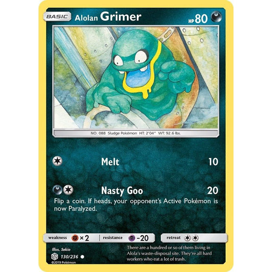 Image for Alolan Grimer (130/236) (SM12) - Pokemon