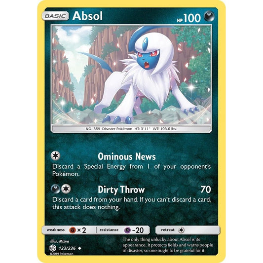 Image for Absol (133/236) (SM12) - Pokemon
