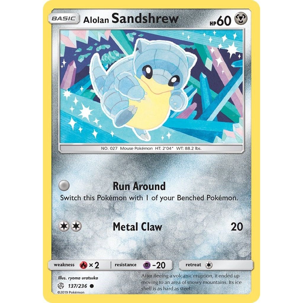 Image for Alolan Sandshrew (137/236) (SM12) - Pokemon