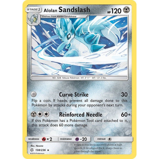 Image for Alolan Sandslash (138/236) (SM12) - Pokemon