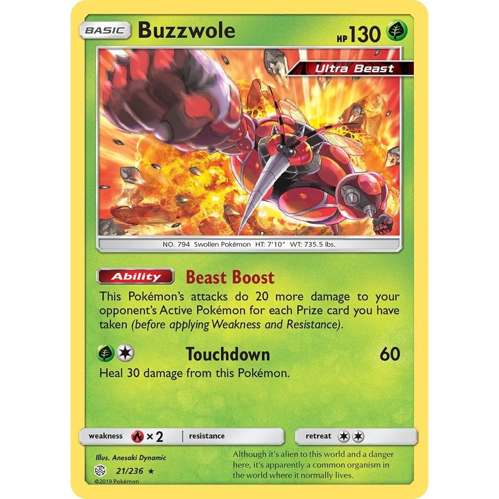 Image for Buzzwole (21/236) (SM12) - Pokemon