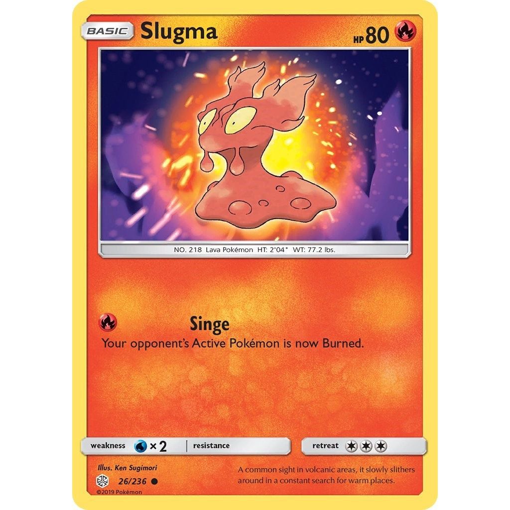 Image for Slugma (26/236) (SM12) - Pokemon