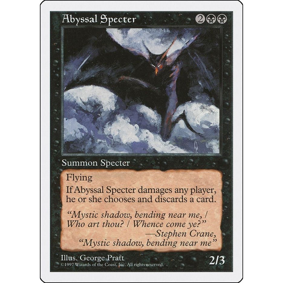 Image for Abyssal Specter (5ED) - Magic: The Gathering
