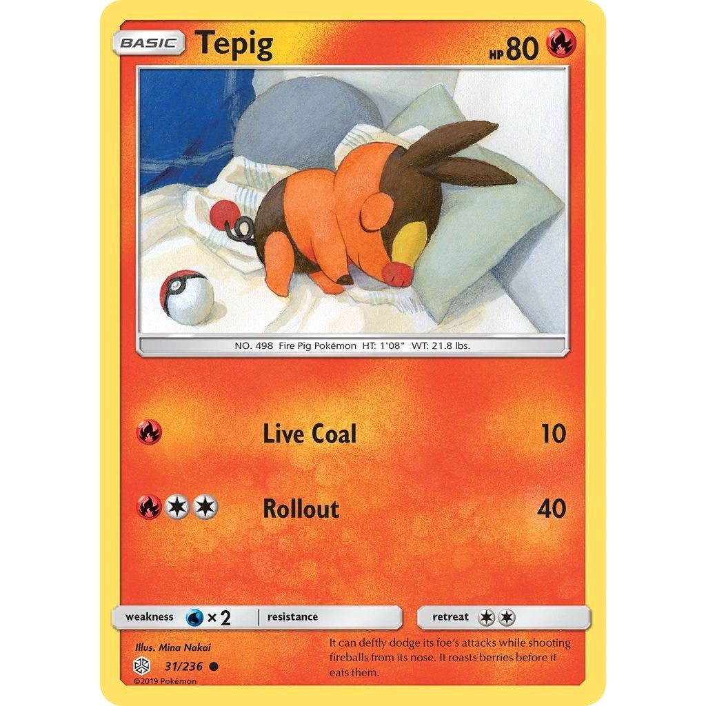 Image for Tepig (31/236) (SM12) - Pokemon