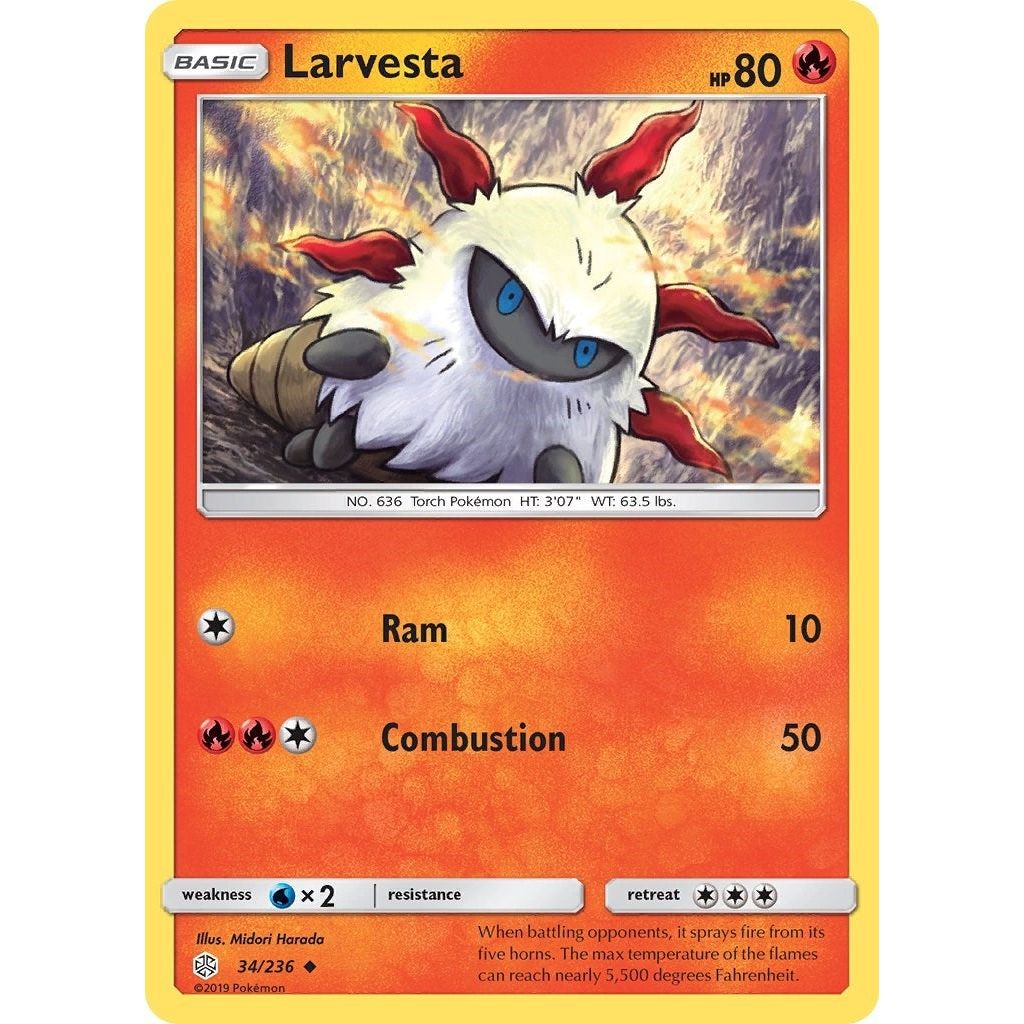 Image for Larvesta (34/236) (SM12) - Pokemon