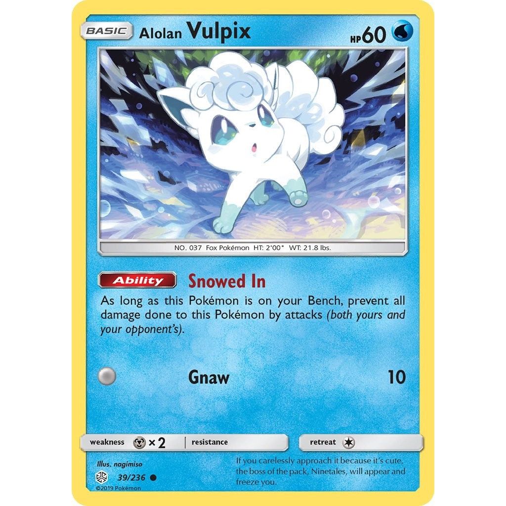 Image for Alolan Vulpix (39/236) (SM12) - Pokemon