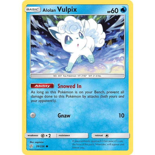 Image for Alolan Vulpix (39/236) (SM12) - Pokemon