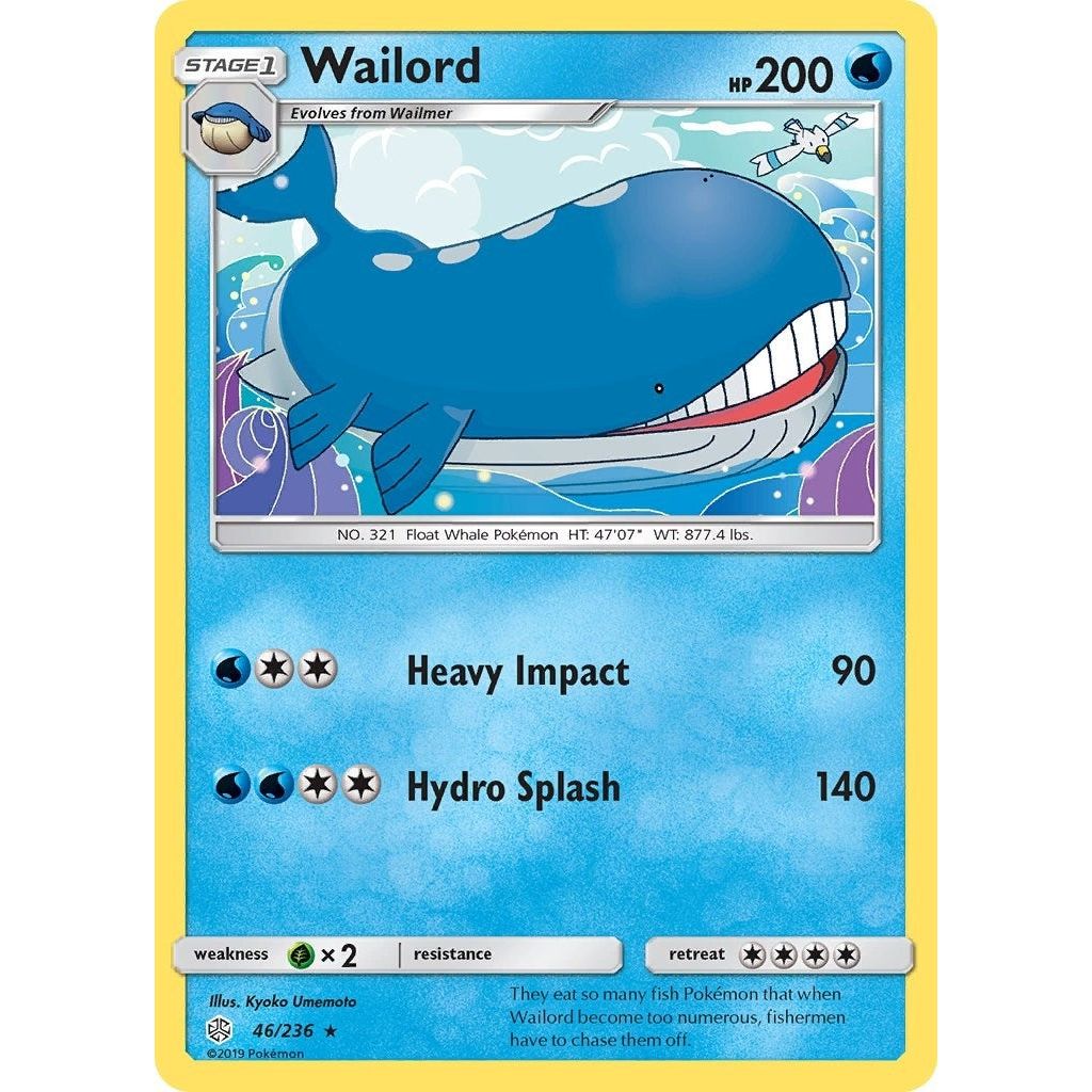 Image for Wailord (46/236) (SM12) - Pokemon