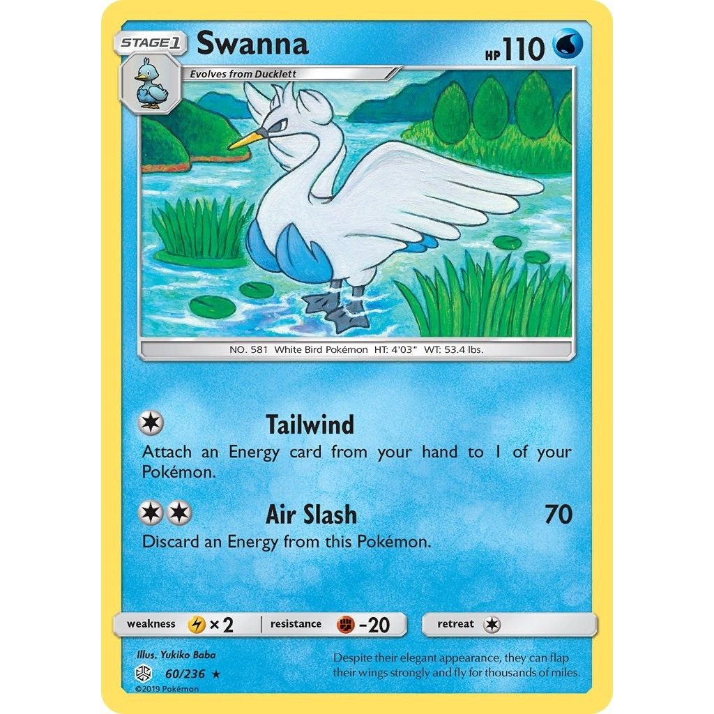 Image for Swanna (60/236) (SM12) - Pokemon