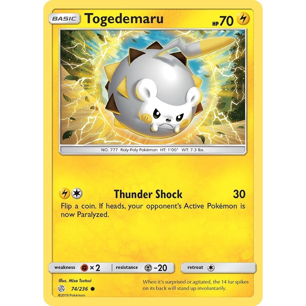 Image for Togedemaru (74/236) (SM12) - Pokemon