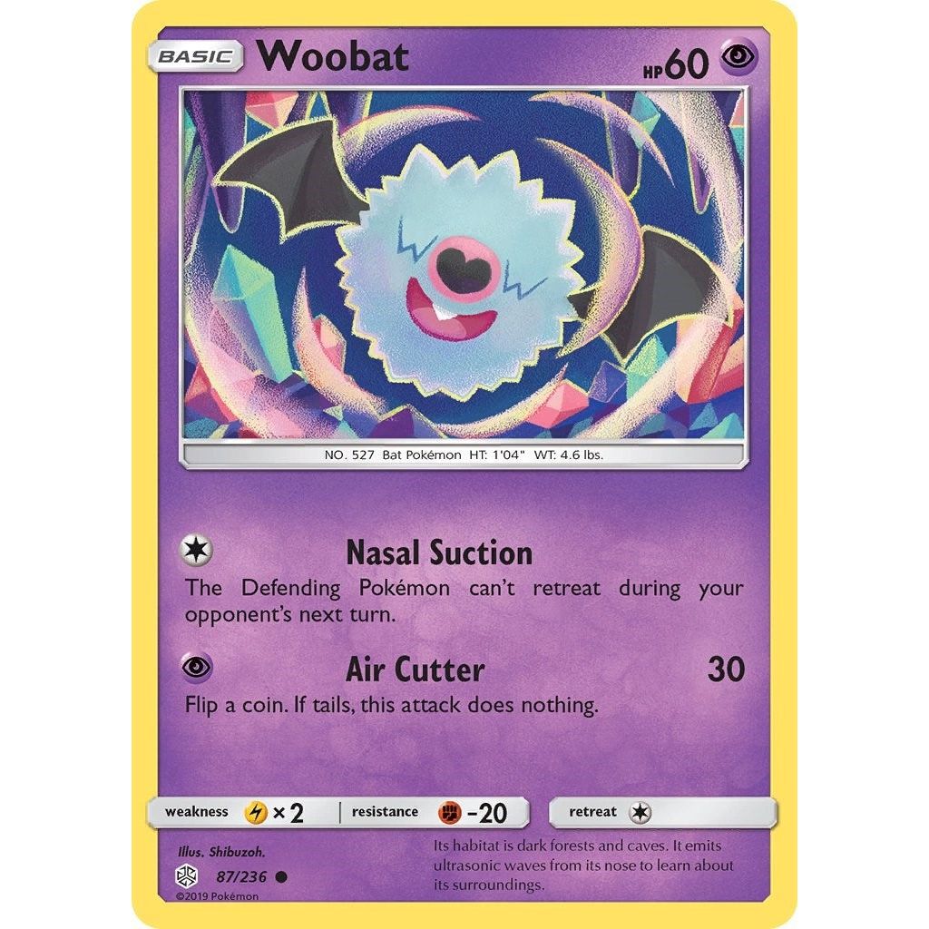 Image for Woobat (87/236) (SM12) - Pokemon