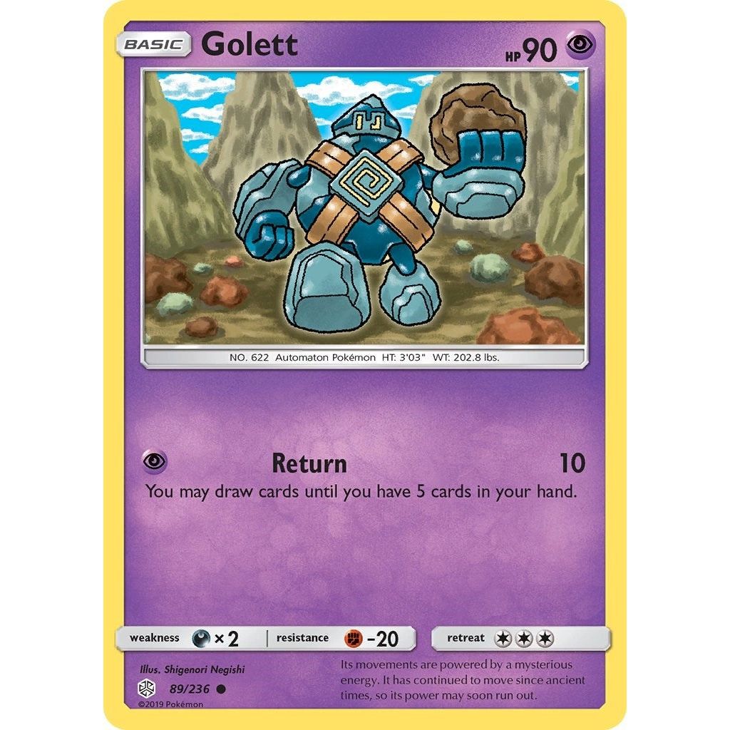 Image for Golett (89/236) (SM12) - Pokemon