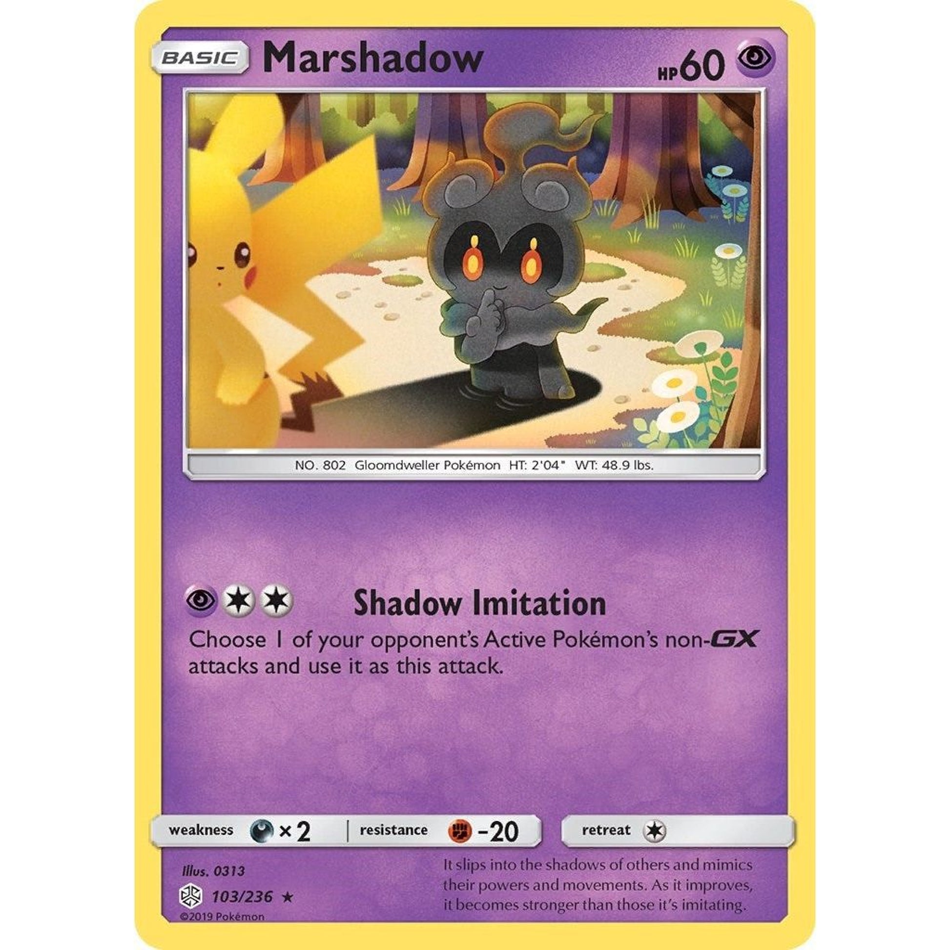 Image for Marshadow (103/236) (SM12) - Pokemon