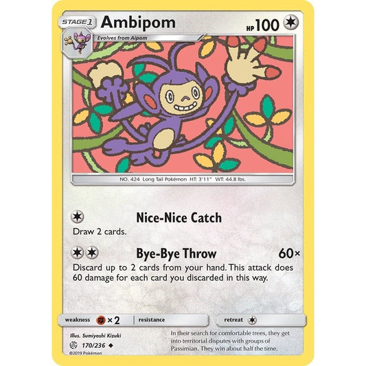 Image for Ambipom (170/236) (SM12) - Pokemon