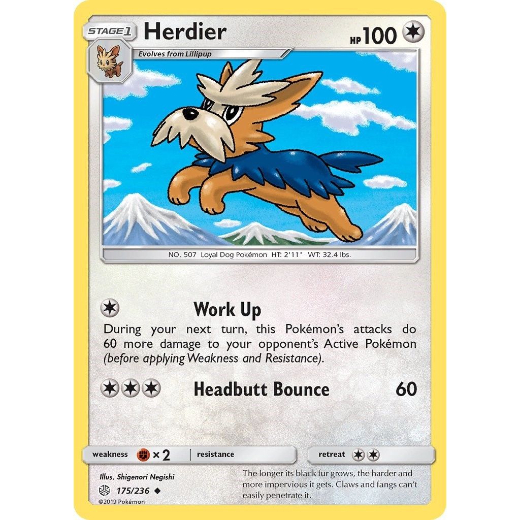 Image for Herdier (175/236) (SM12) - Pokemon