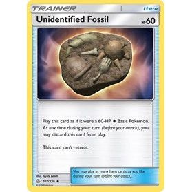 Unidentified Fossil Pokemon
