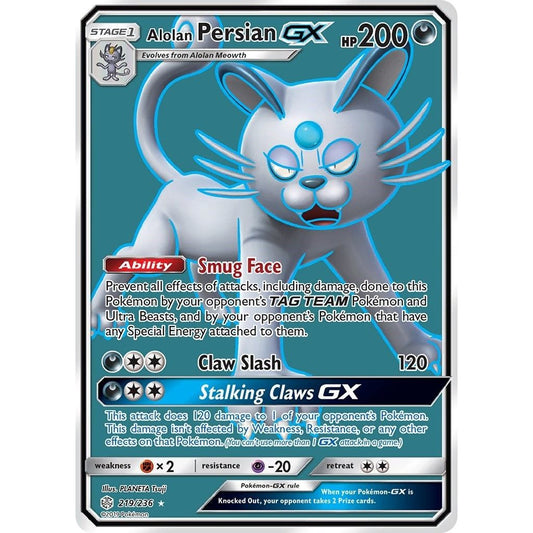 Image for Alolan Persian GX (Full Art) (219/236) (SM12) - Pokemon