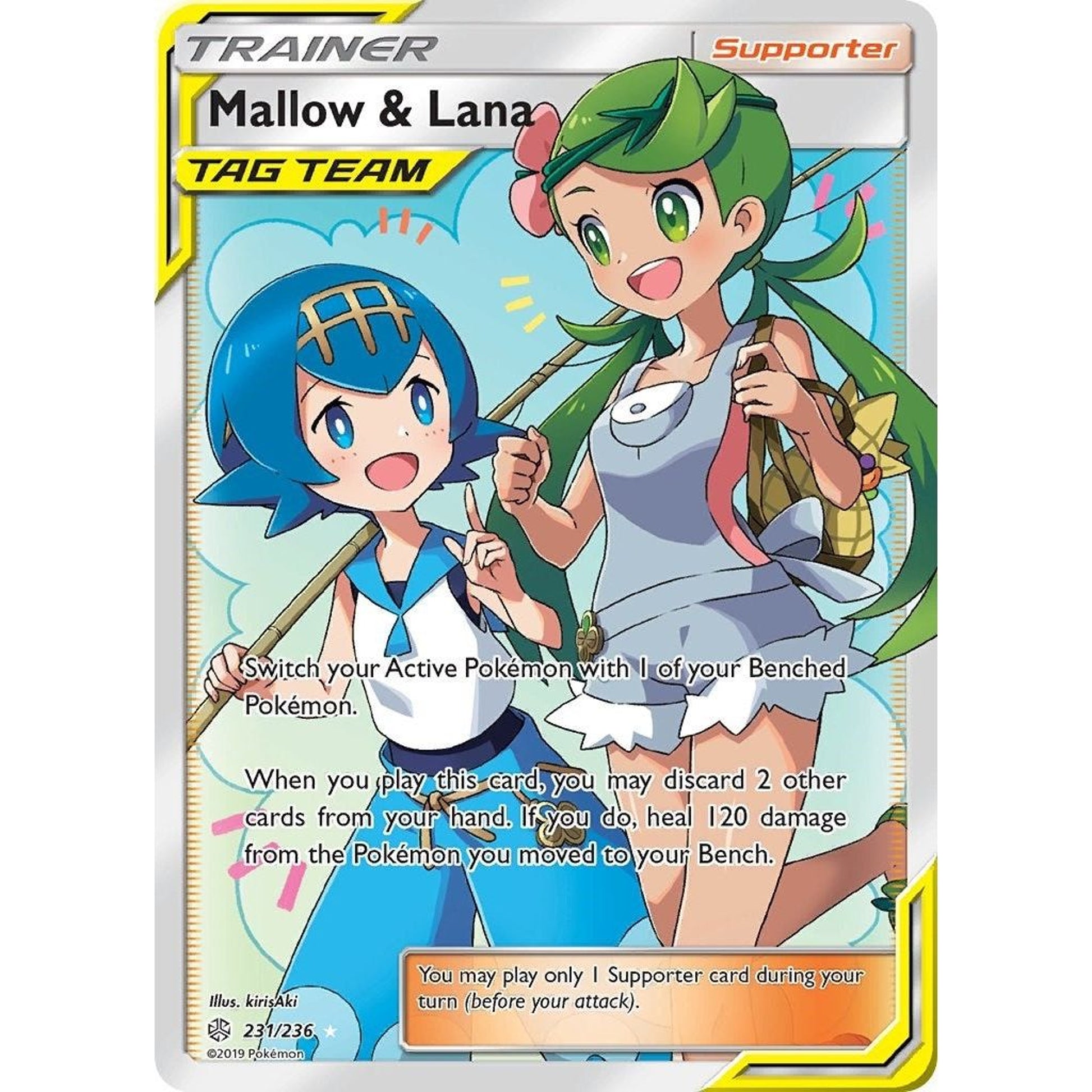 Image for Mallow & Lana (Full Art) (231/236) (SM12) - Pokemon