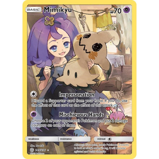 Image for Mimikyu (Secret) (245/236) (SM12) - Pokemon