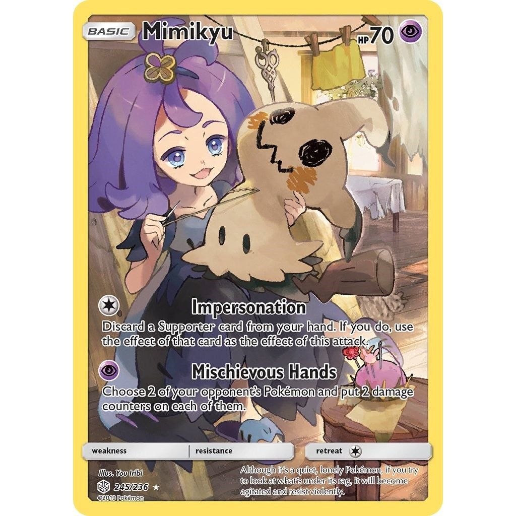 Image for Mimikyu (Secret) (245/236) (SM12) - Pokemon