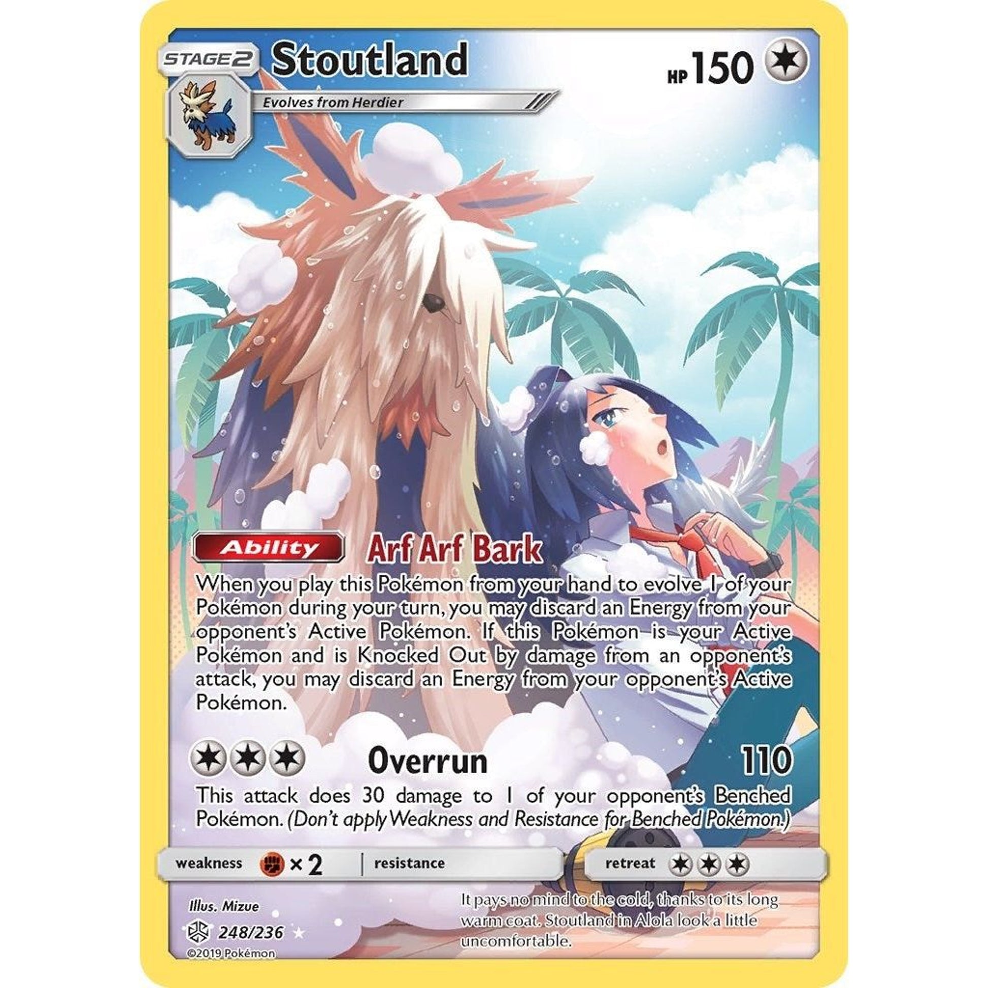 Image for Stoutland (Secret) (248/236) (SM12) - Pokemon