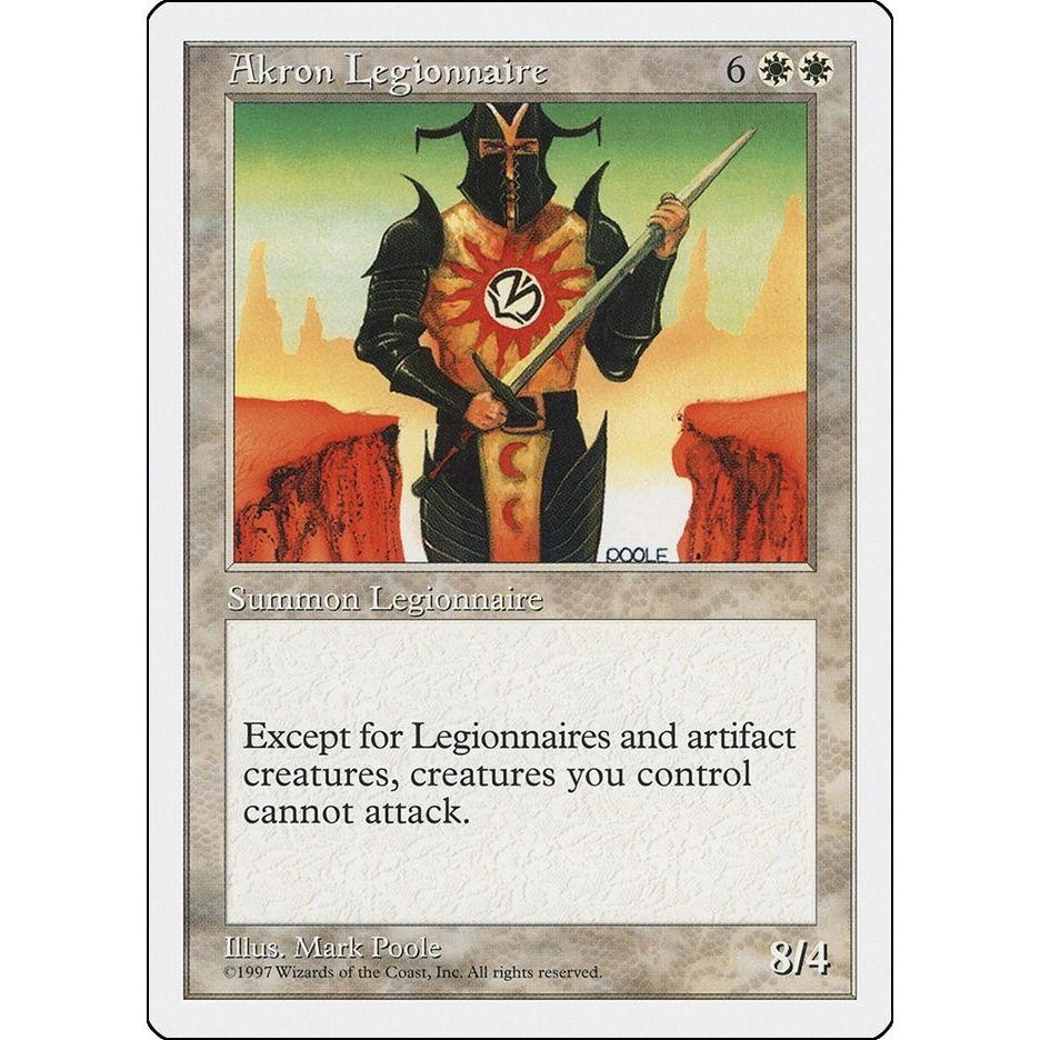 Image for Akron Legionnaire (5ED) - Magic: The Gathering