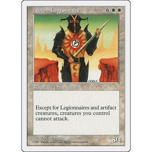 Image for Akron Legionnaire (5ED) - Magic: The Gathering