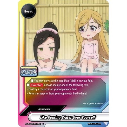 Image for Like Pouring Water Over Yourself (S-UB-C03/0093EN) (S-UB-C03) - Future Card BuddyFight