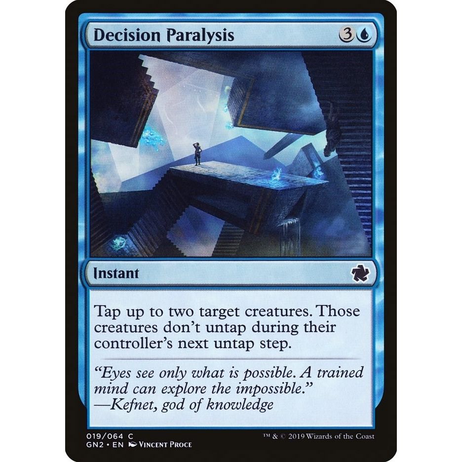 Image for Decision Paralysis (19) (GN2) - Magic: The Gathering